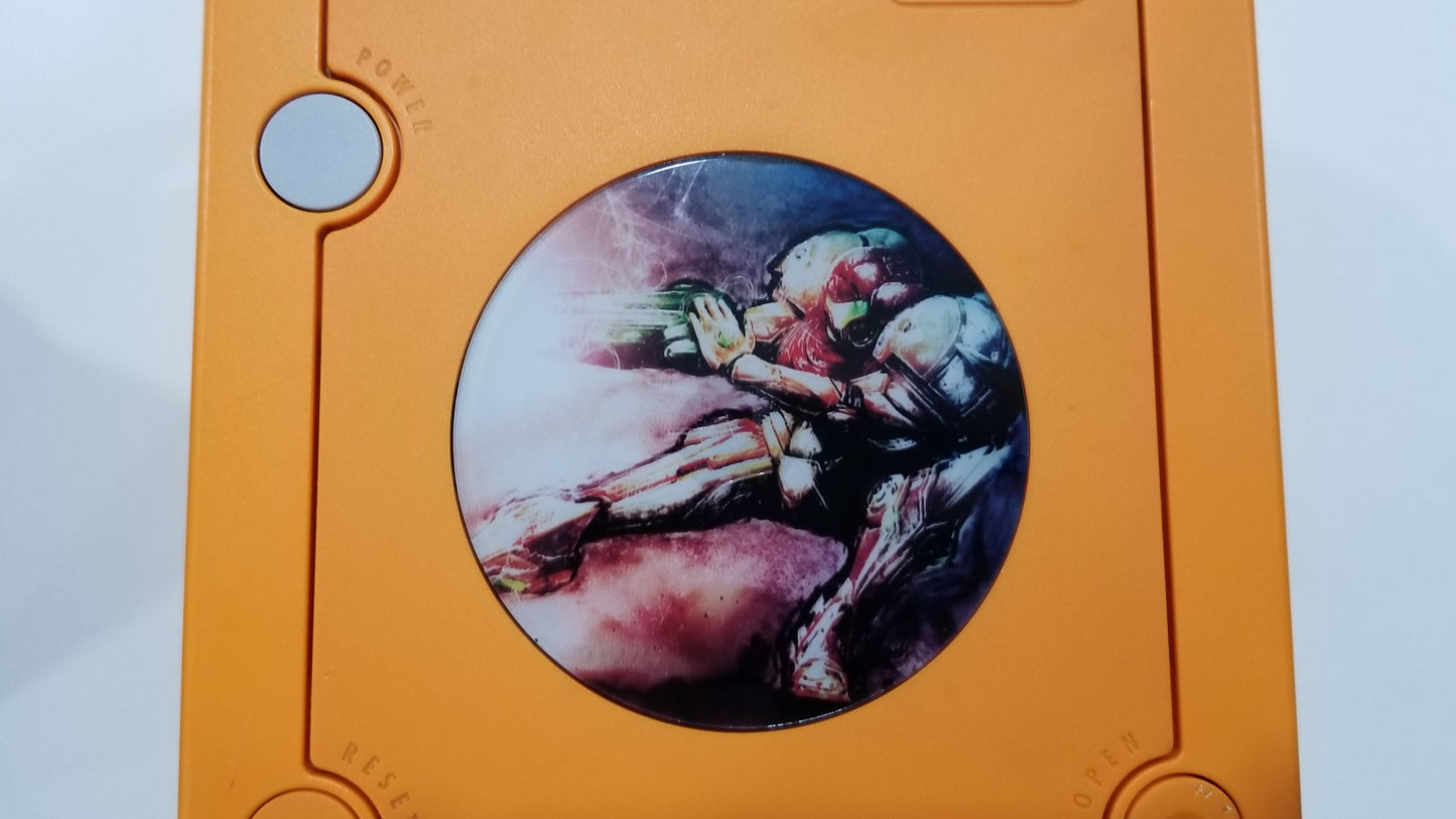 Samus Blaster - Metroid Prime Custom Gamecube Jewel, Badge, Faceplate