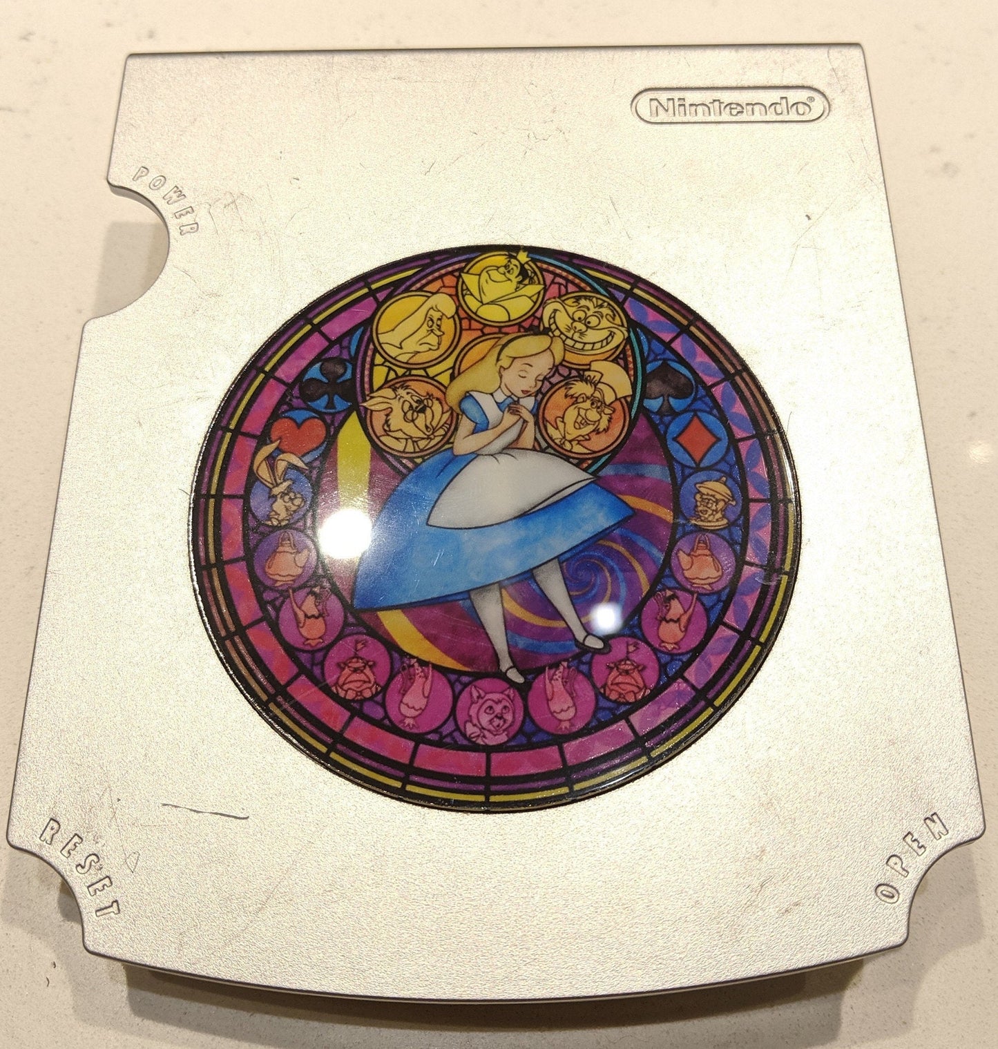Alice in Wonderland Custom Gamecube Jewel, Badge, Faceplate