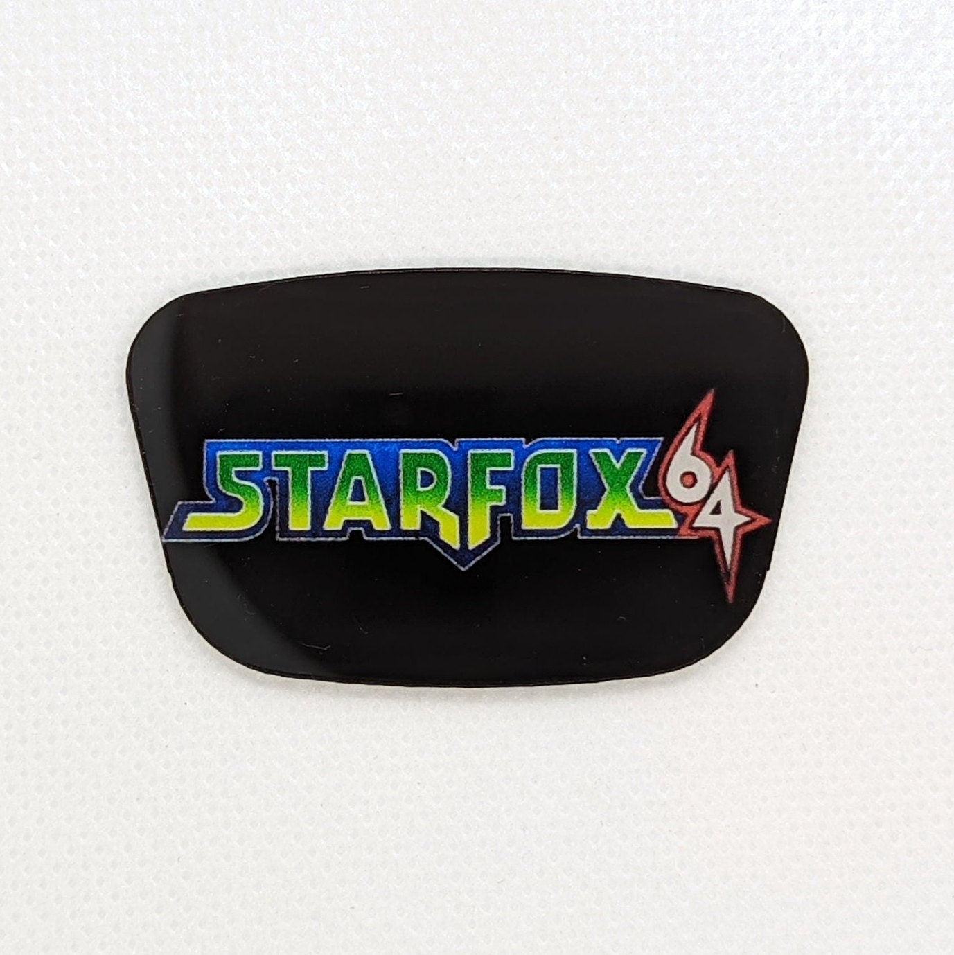 Starfox 64 Custom Nintendo 64 Jewel, Badge, Faceplate - Star Fox