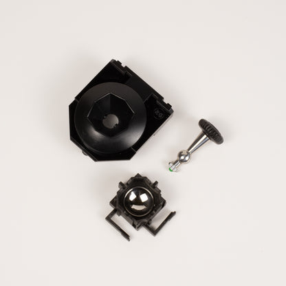 Renaissance N64 kit, including a black gate, Tao V4 Stick, and Renaissance N64 Steel Bowl