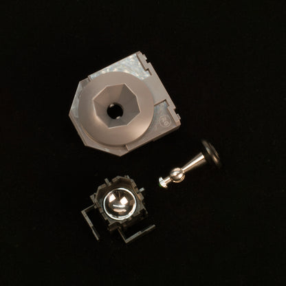 Renaissance N64 kit, including an OEM Gray gate, Tao V4 Stick, and Renaissance N64 Steel Bowl