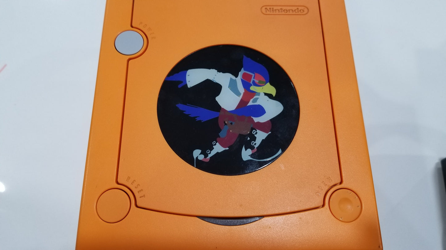 Falco Lombardi - Star Fox - Super Smash Bros Custom Gamecube Jewel, Badge, Faceplate