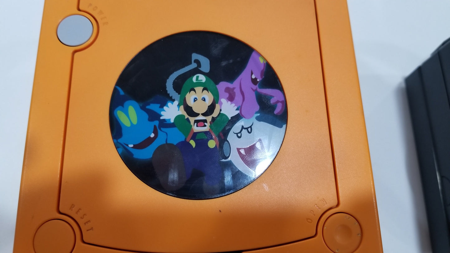 Luigi's Mansion Custom Gamecube Jewel, Badge, Faceplate