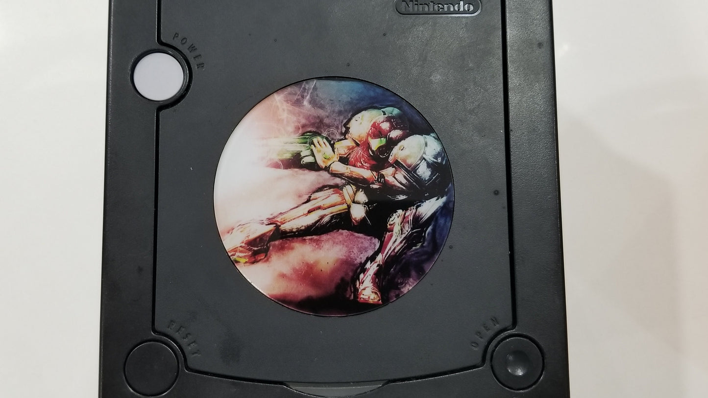 Samus Blaster - Metroid Prime Custom Gamecube Jewel, Badge, Faceplate