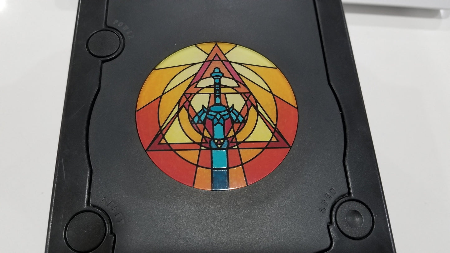 Legend of Zelda Master Sword Custom Gamecube Jewel, Badge, Faceplate