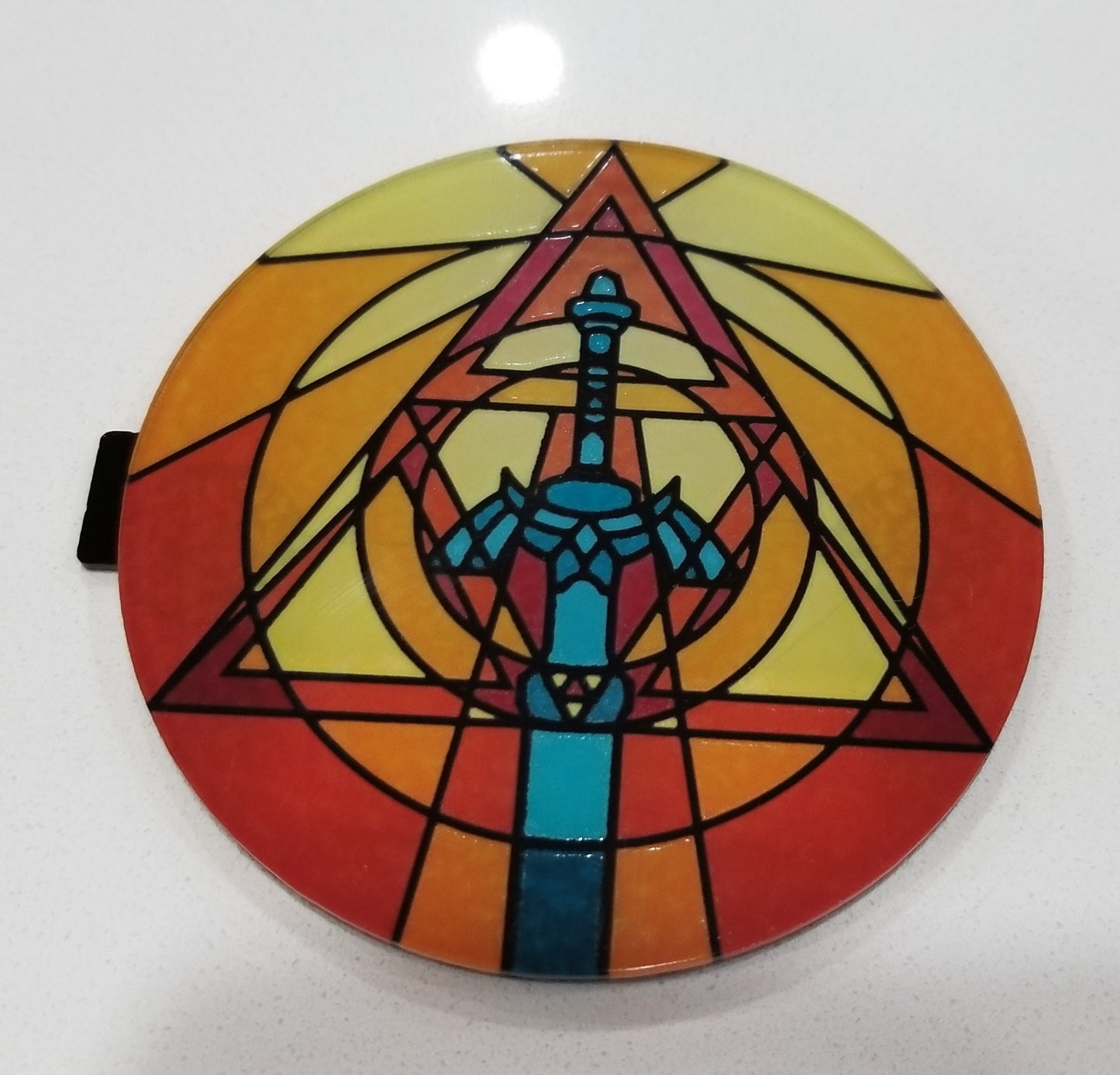 Legend of Zelda Master Sword Custom Gamecube Jewel, Badge, Faceplate