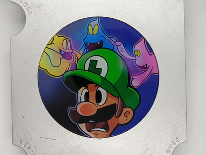 Luigi Mansion Cartoon Custom Gamecube Faceplate
