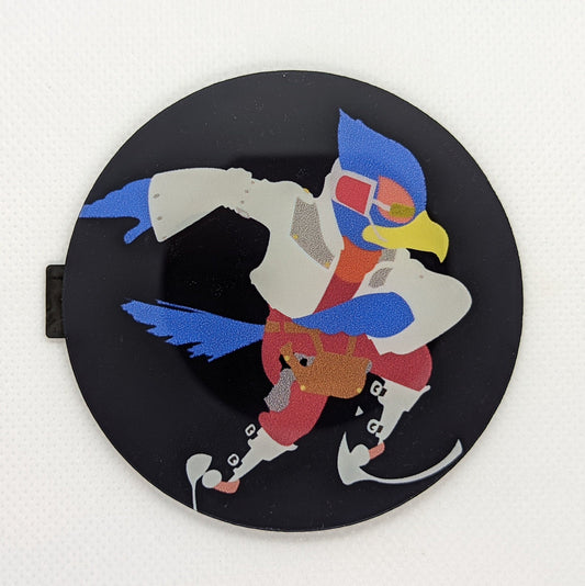 Falco Lombardi - Star Fox - Super Smash Bros Custom Gamecube Jewel, Badge, Faceplate