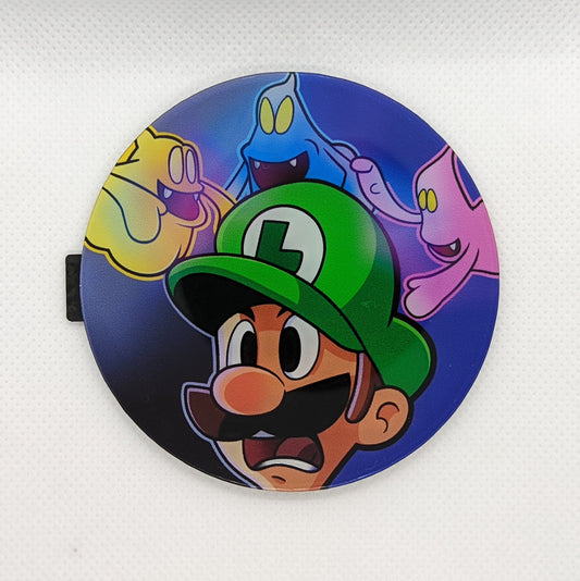 Luigi Mansion Cartoon Custom Gamecube Faceplate