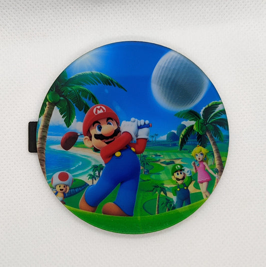 Mario Golf Custom Gamecube Jewel, Badge, Faceplate