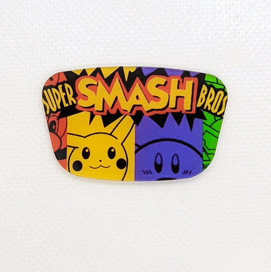 Super Smash Bros 64 Faces Custom Nintendo 64 Jewel, Badge, Faceplate