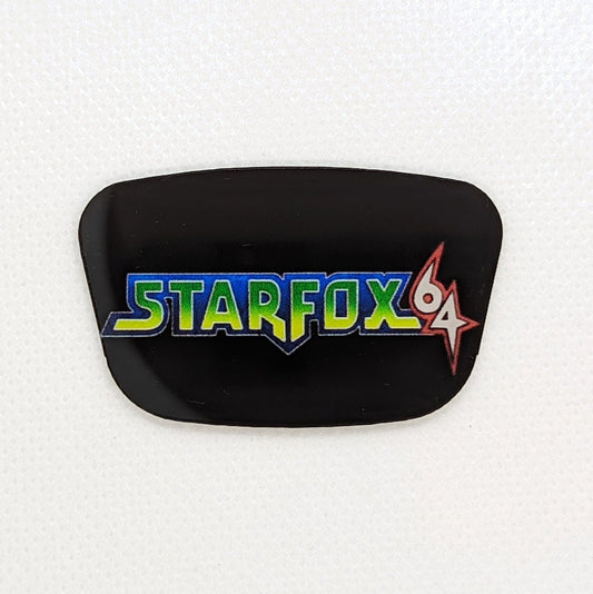 Starfox 64 Custom Nintendo 64 Jewel, Badge, Faceplate - Star Fox