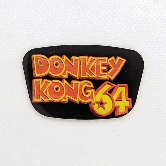 Donkey Kong 64 logo Custom Nintendo 64 Jewel