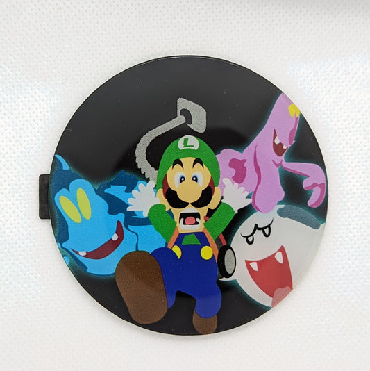 Luigi's Mansion Custom Gamecube Jewel, Badge, Faceplate