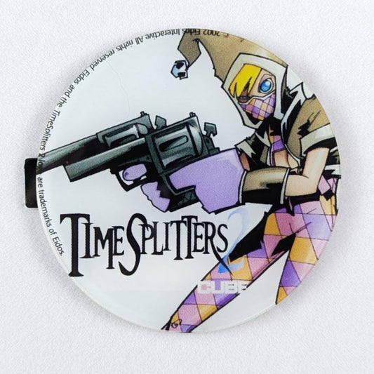 Timesplitters 2 (Cube Magazine) Custom Gamecube Jewel, Badge, Faceplate