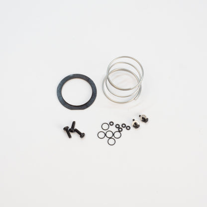 Renaissance N64 Rebuild Kit with all components laid out. Top-down Angle.